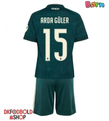 Real Madrid Arda Guler #15 Udebanesæt Børn 2026-27 Kort ærmer (+ korte bukser)